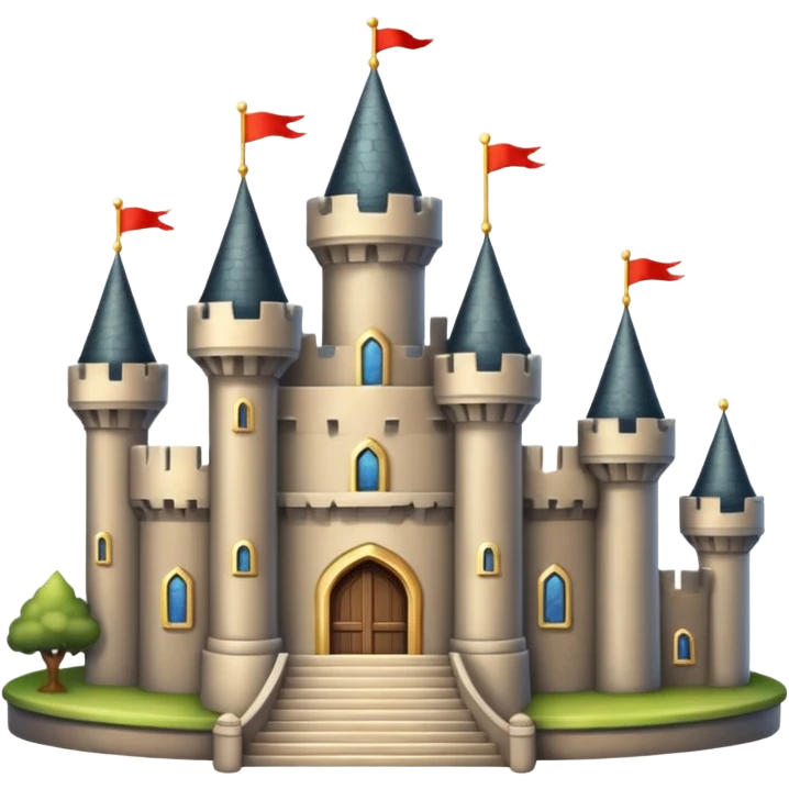luxurious castle emoji