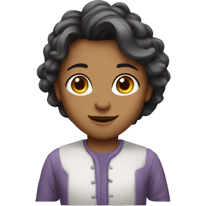 Девушка с котом emoji