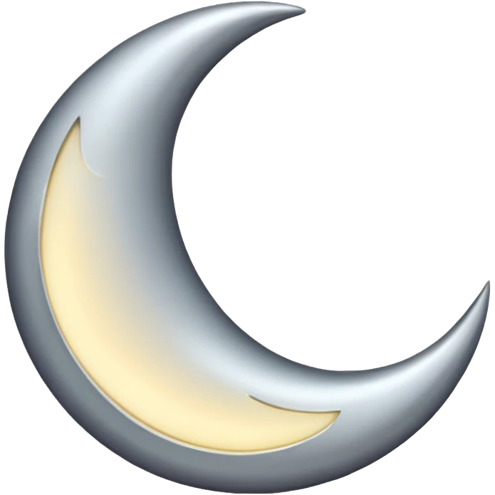 Crescent moon emoji