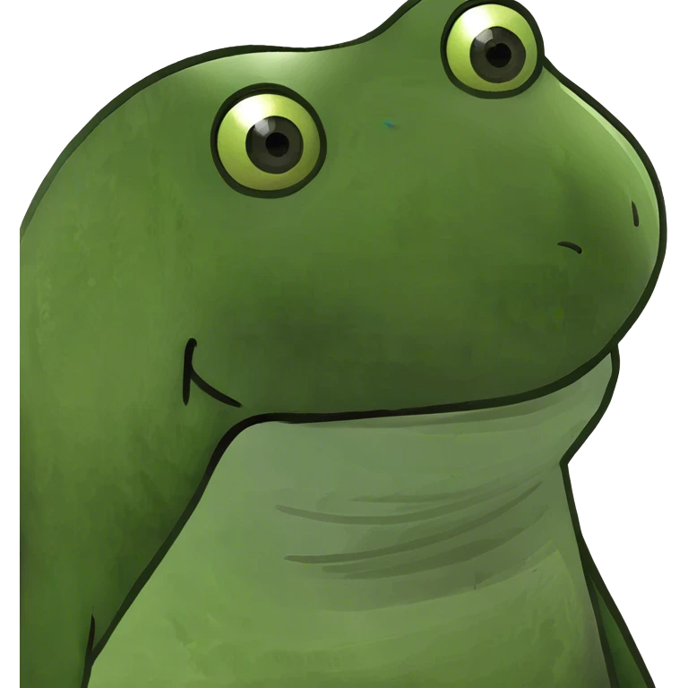 frog smiling emoji