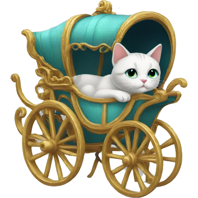 cat carriage  emoji
