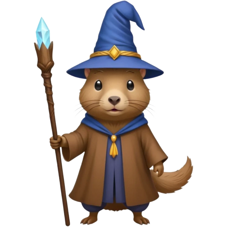 Capybara wizard emoji