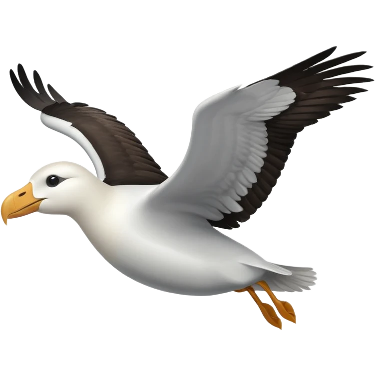 Albatross flying emoji