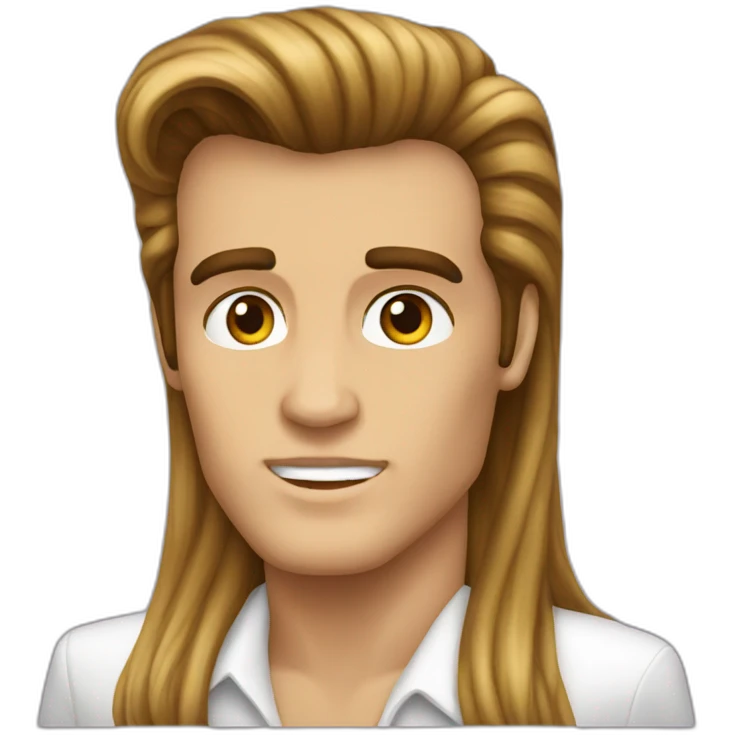 Elvis presley long hair emoji