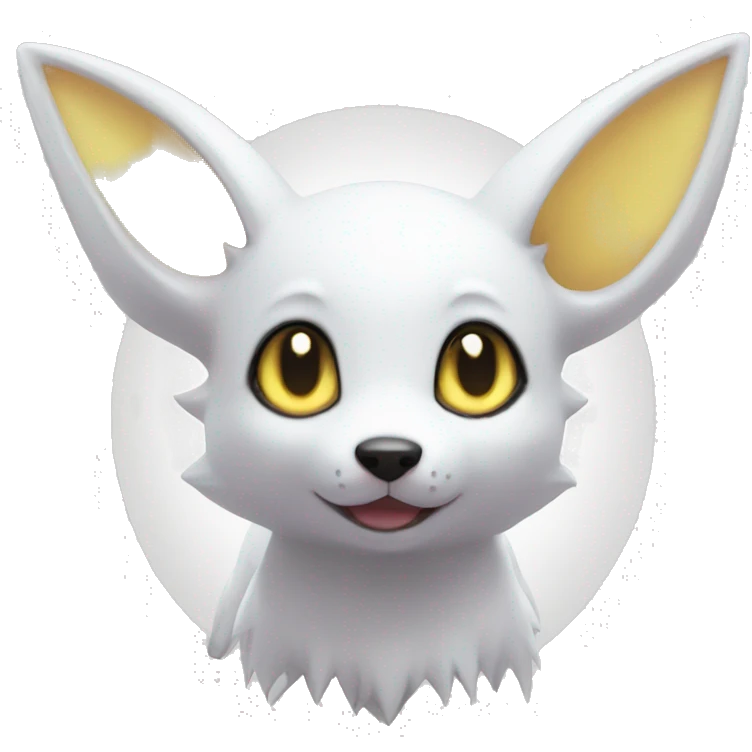 Shiny White Albino Umbreon  emoji