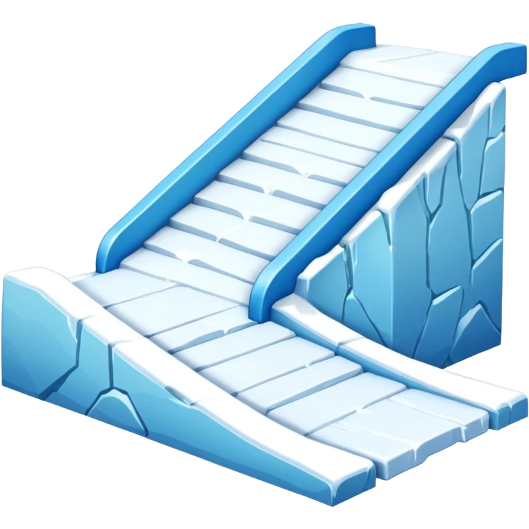 snow jibbing ramp emoji