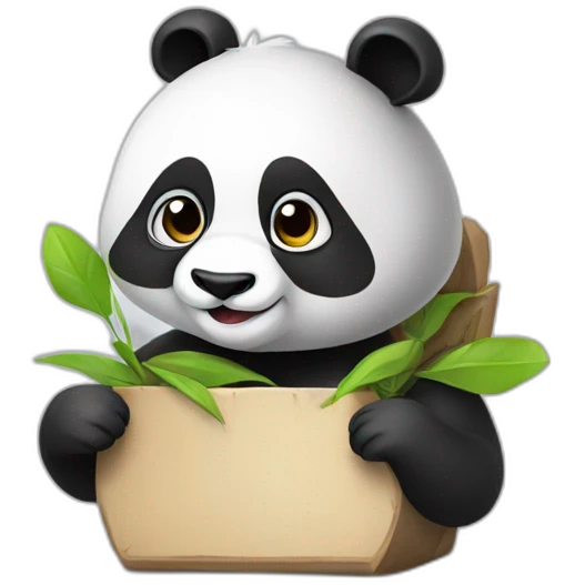 Panda con videojuegos emoji
