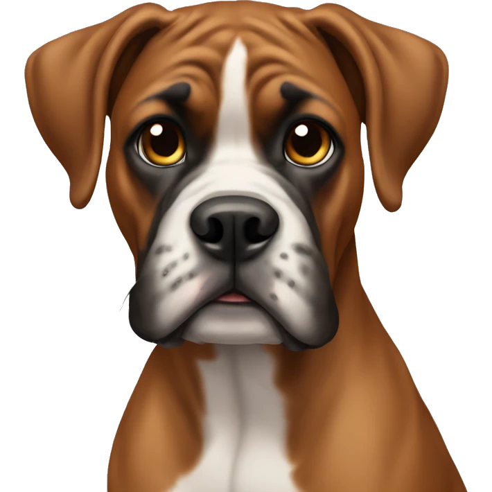Boxer dog emoji