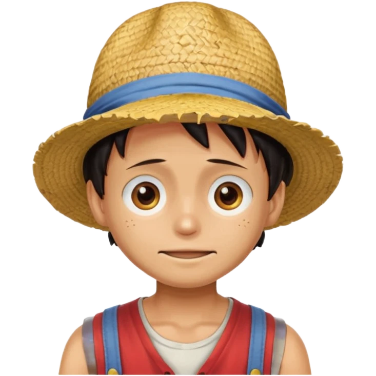 Give luffy straw hat emoji emoji