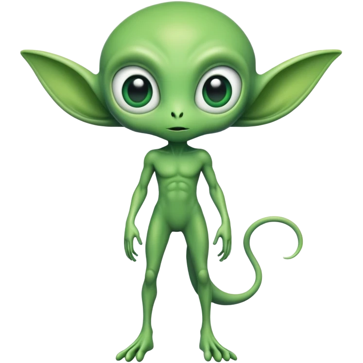 Generic full bodied alien emoji