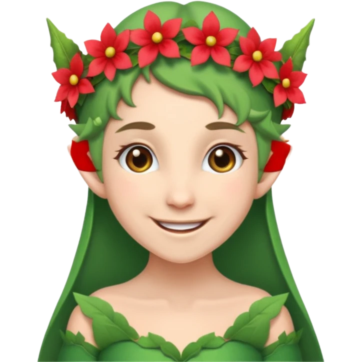 Elf with Flower Crown emoji