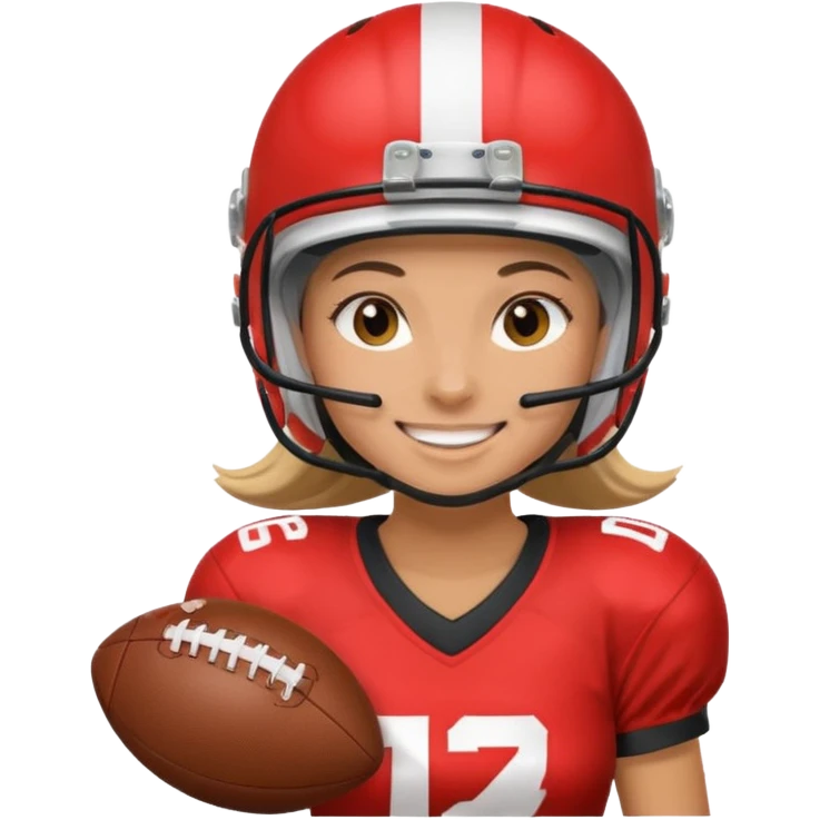Football Players, Female player emoji