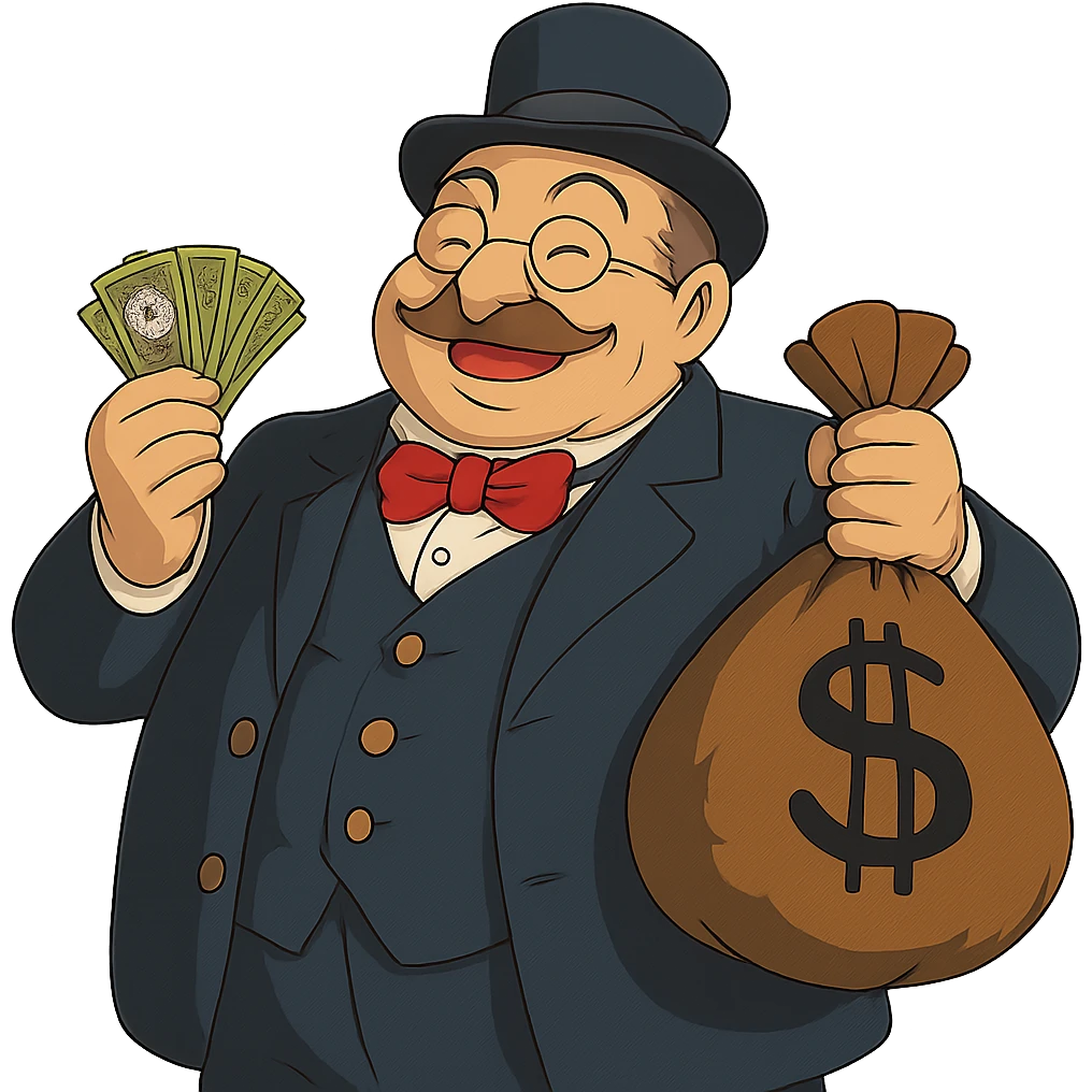 rich bank person emoji