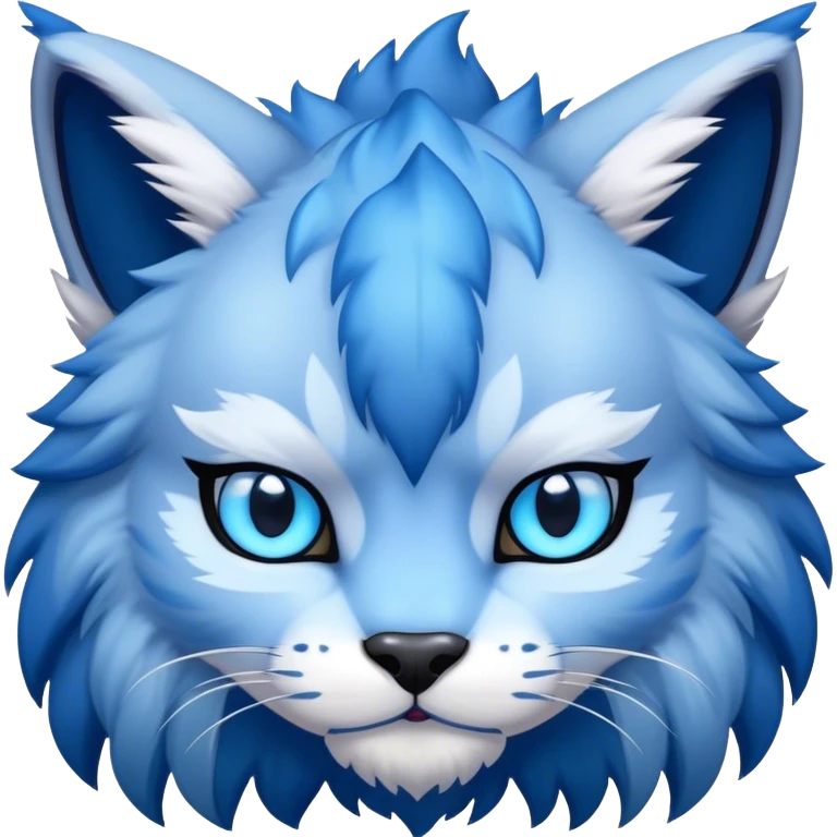 A blue lynx-fakemon  emoji