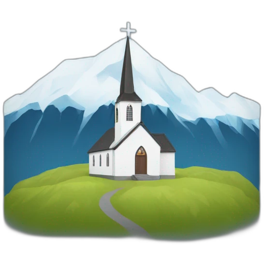 Iceland church emoji
