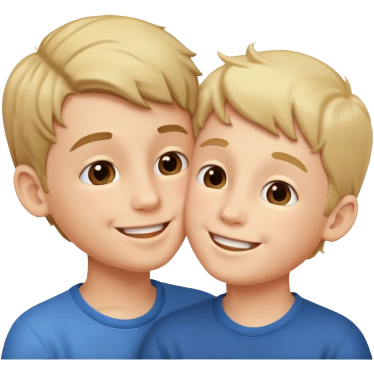 Produce me a emoji where two boys kissing emoji