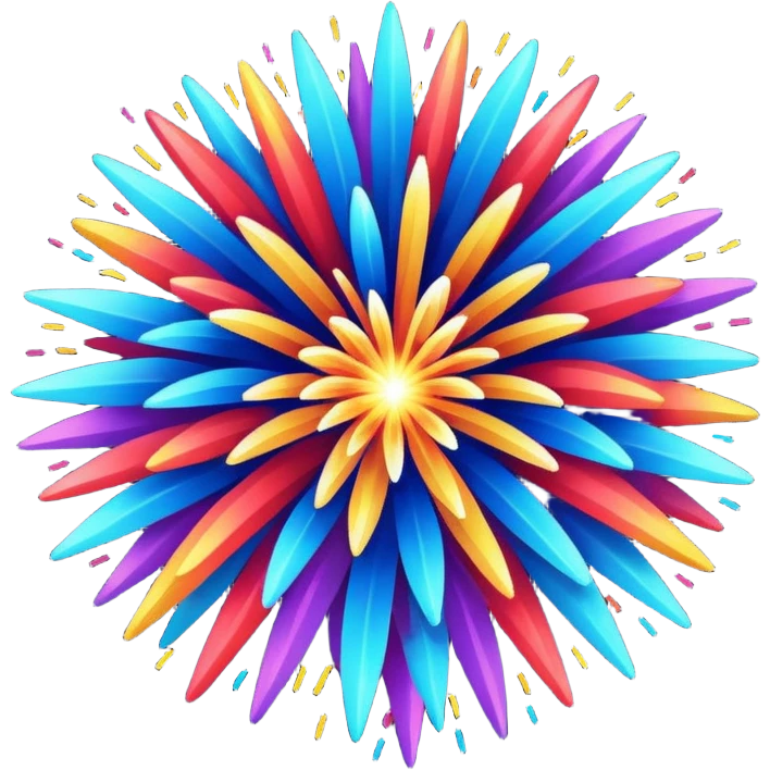 firework burst emoji