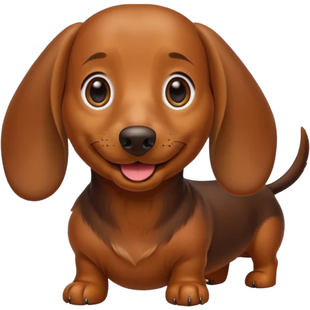 Perro salchicha emoji