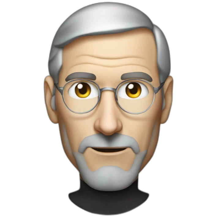 Steve jobs as force hologram emoji