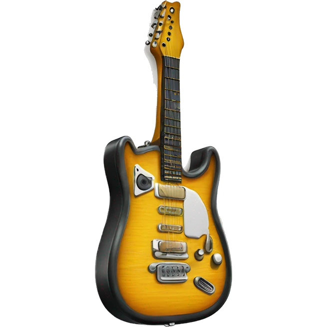 Guitar overdrive pedal emoji