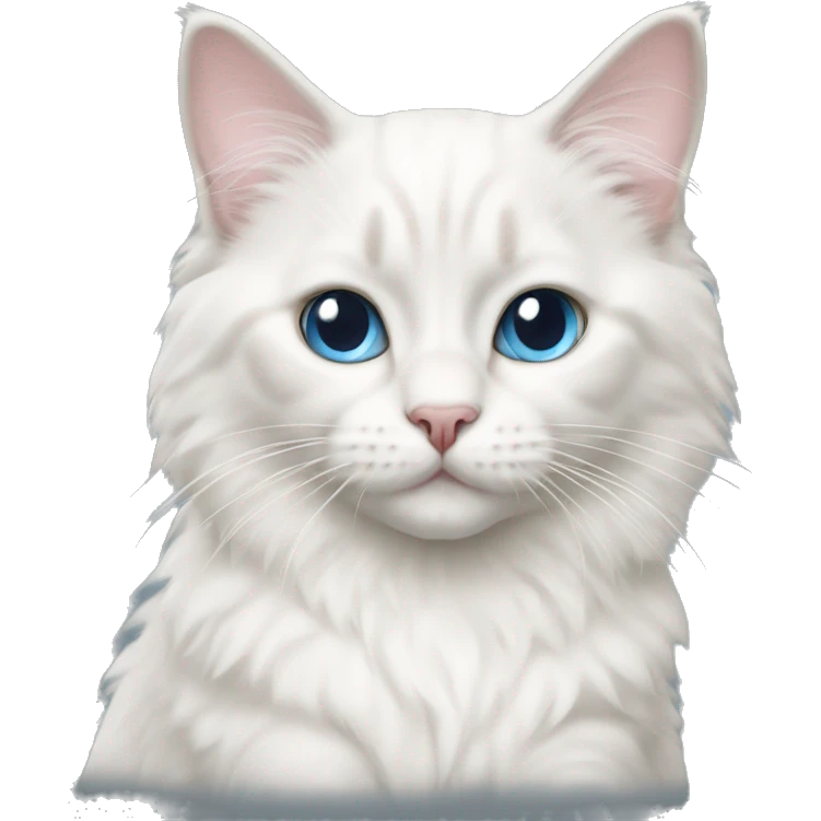 ragdoll cat white kitten emoji