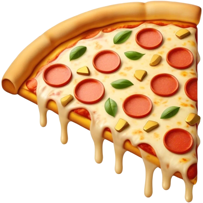 Pizza with gold bars emoji