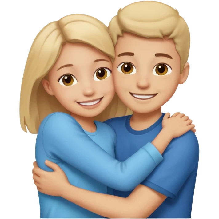 إنشئ صورة تدل علي حب الاخ لأخته  emoji