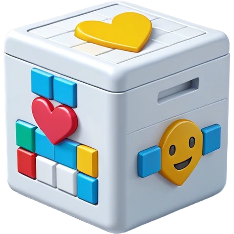 Clash of Clans aesthetic: Cinematic Playful Pixel 3D Health Box Portrait Emoji, rendered in a 3D vector-style similar to standard emojis with minimal shading and bold, simplified shapes. A compact, distinct form with signature details, softly glowing with a pixelated adventure charm. Simplified yet unmistakably iconic, highly detailed and consistent, glowing with a soft radiance and high shine. Stylized with a touch of classic pixel-art charm and a soft glowing outline, capturing the essence of a beloved gaming relic with a friendly, playful manner! emoji