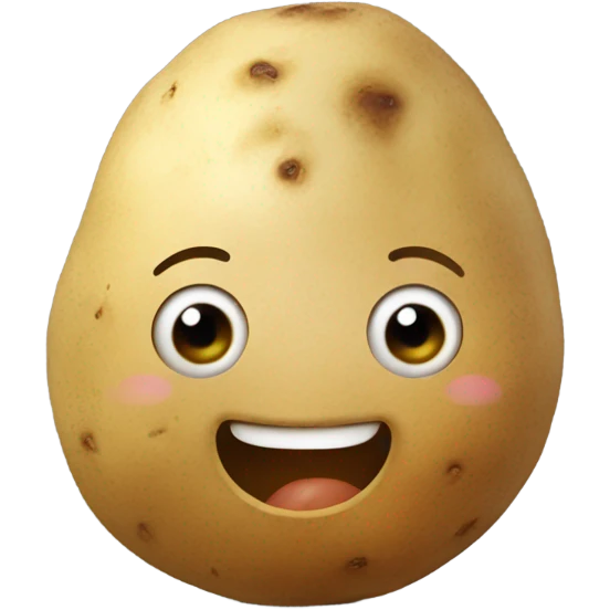Potato smiling  emoji