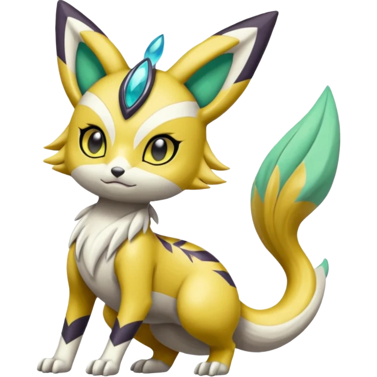 Meloetta-Renamon-Pokémon-Fakémon-creature emoji