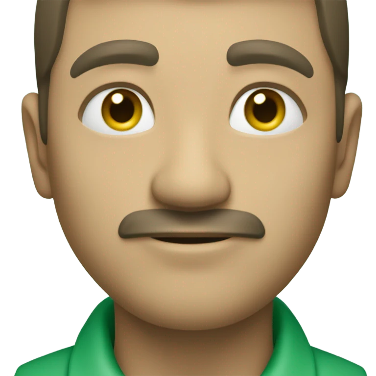 Un puntito medio verde celeste  emoji