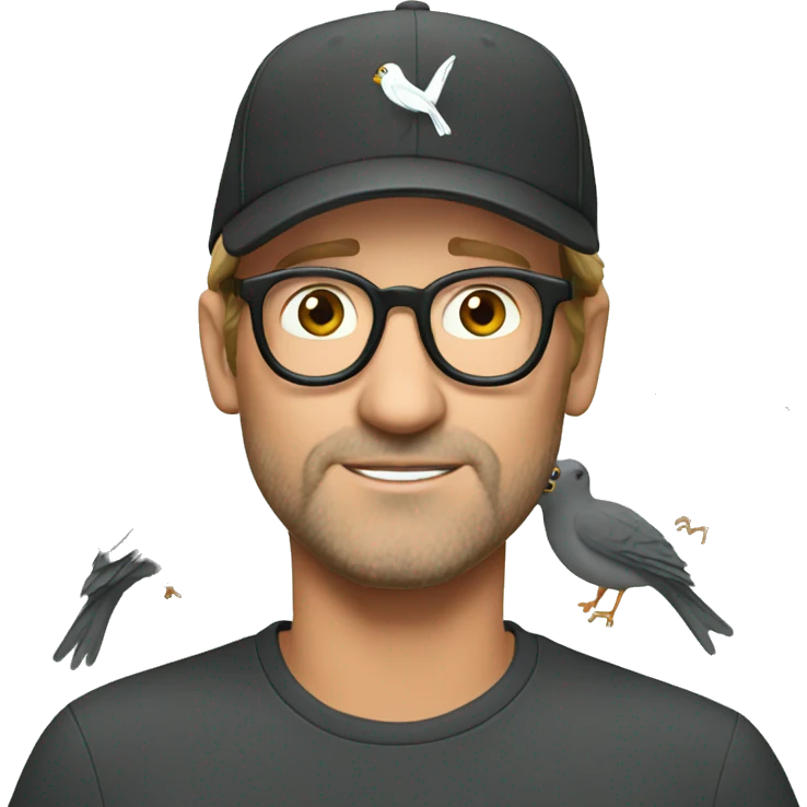 Klopp dizzy emoji with birds around head emoji