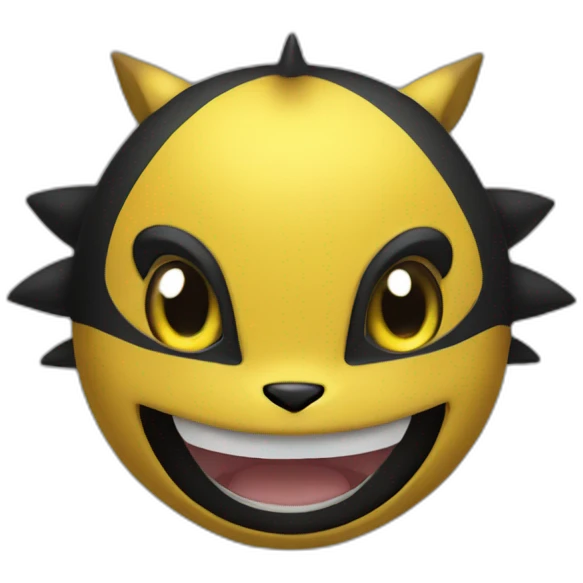 Black Pokémon called Zéraora emoji