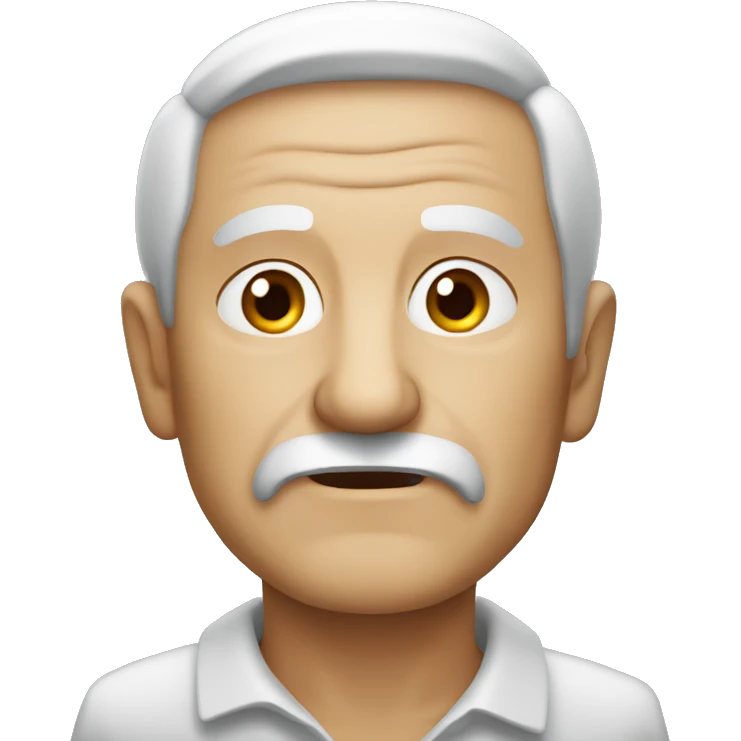 old man eding emoji