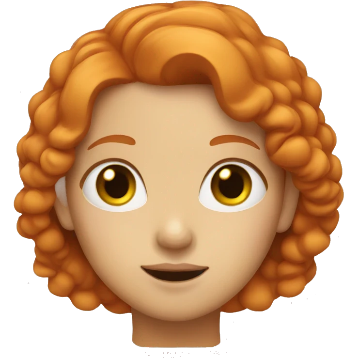 ginger girl  emoji