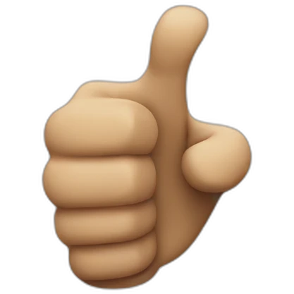 man thums up emoji