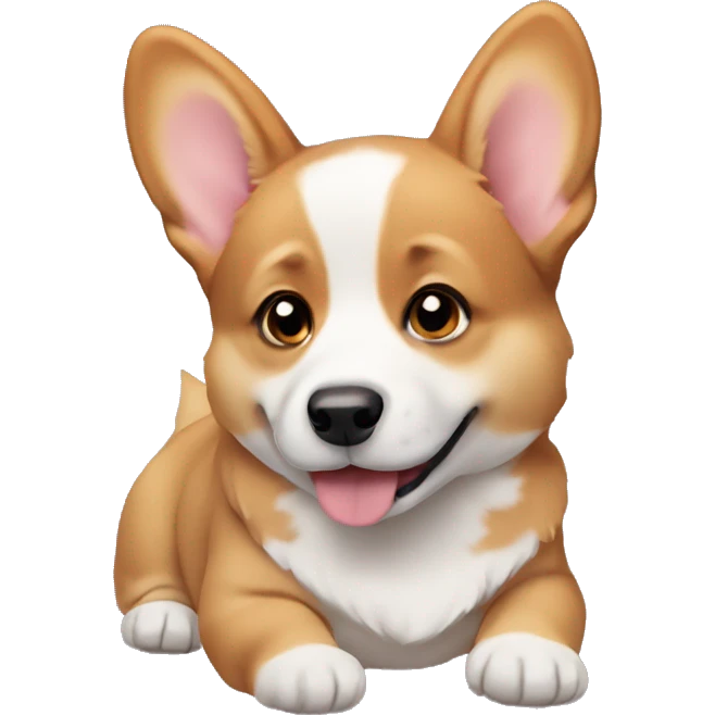 Corgi puppy emoji