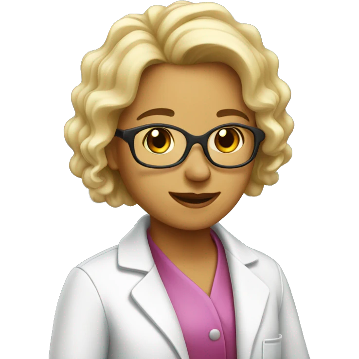 Girly scientist emoji