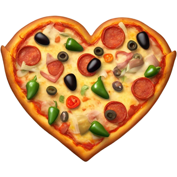 Pizza heart emoji