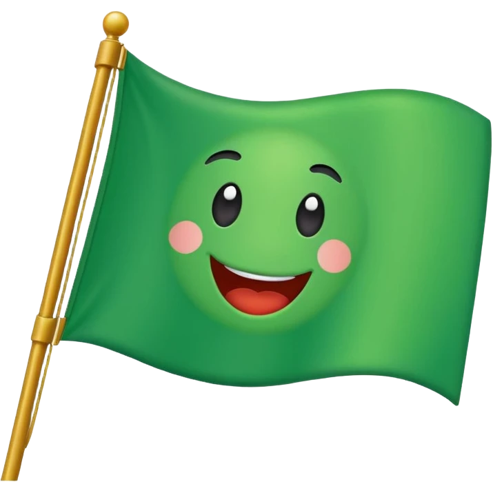 Green flag emoji