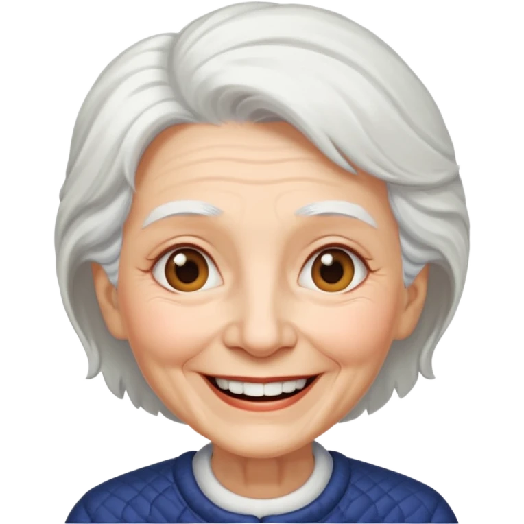 old lady retire emoji