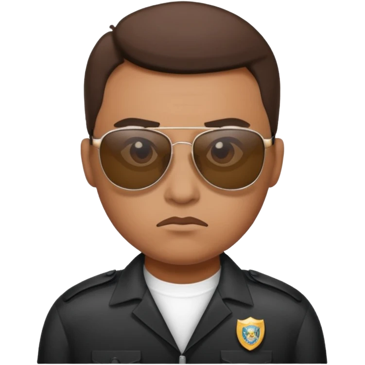 school security, sun glasses emoji