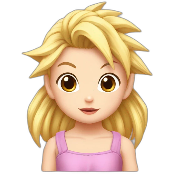 Bébé Pan la petite fille de goku emoji