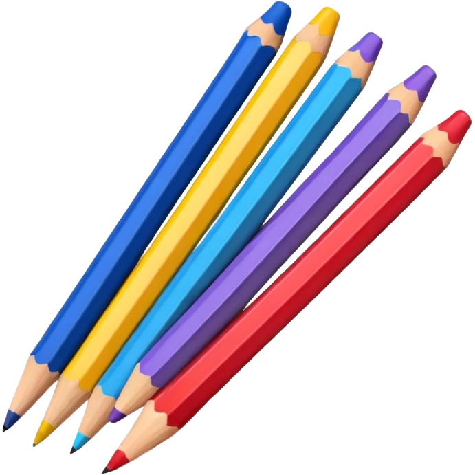 pencils colorful emoji