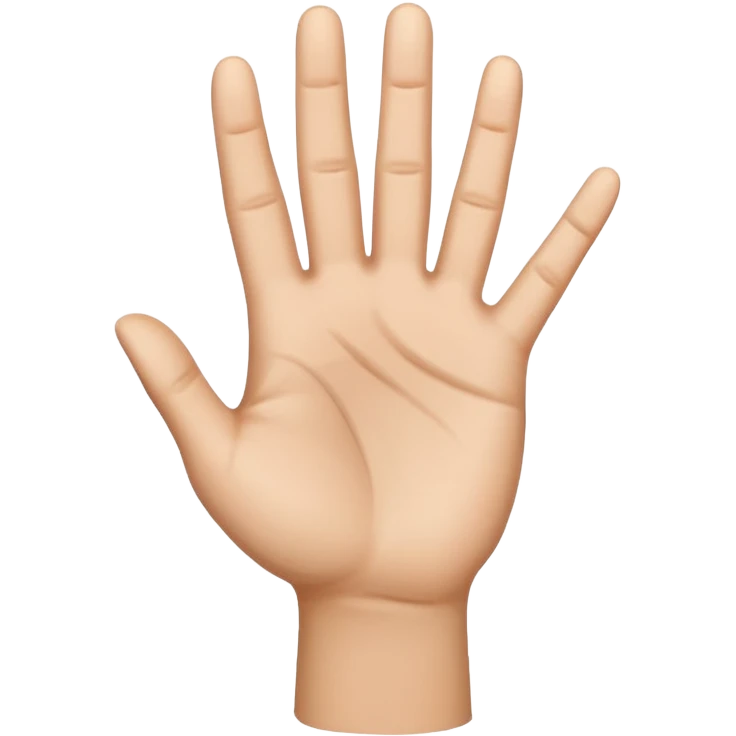Hii hand emoji