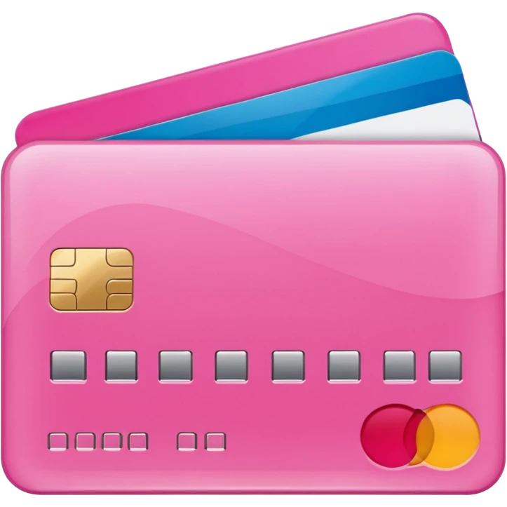 pink credit card emoji