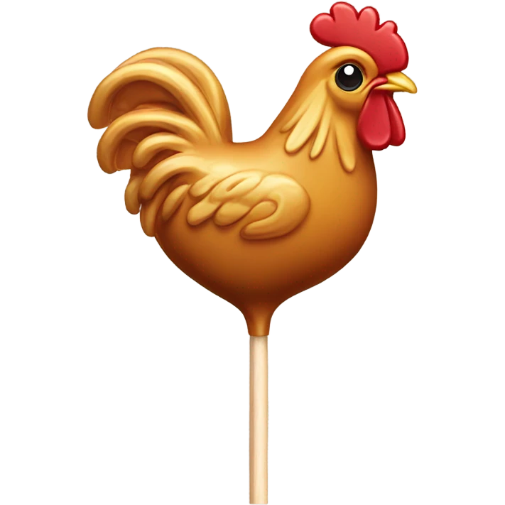 caramel lollipop cockerel emoji