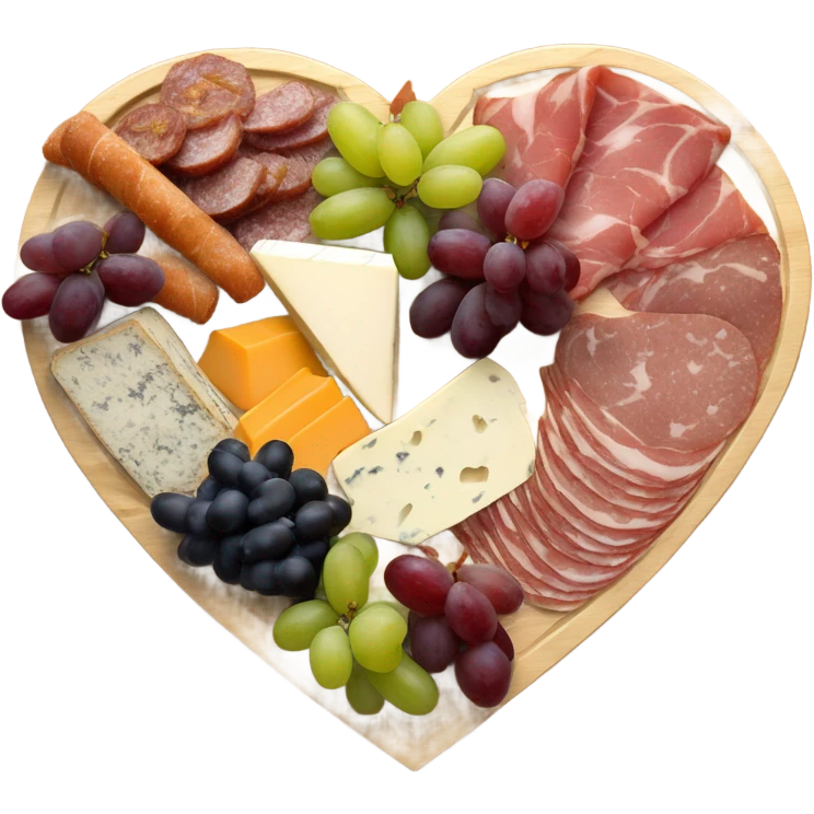 heart shaped charcuterie emoji