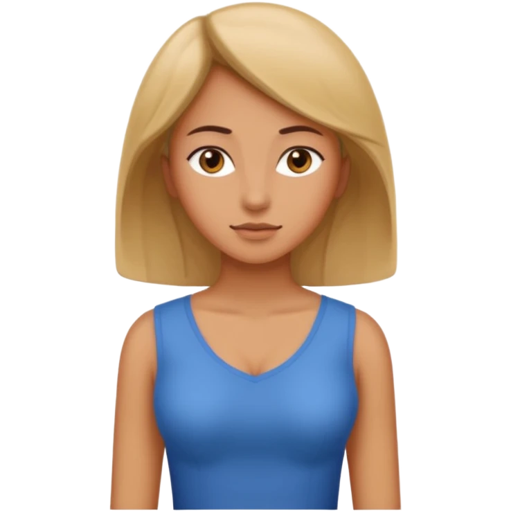 woman with hands on hips and head tilted slightly emoji