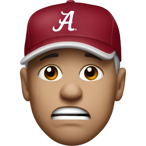 Alabama fan crying emoji